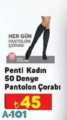 PENTİ KADIN 50 DENYE PANTOLON ÇORABI